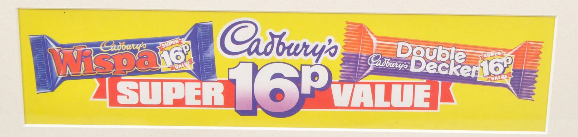 CADBURY'S SELECTION OF FOUR FRAMED ADVERTISING STRIPS - Image 4 of 6