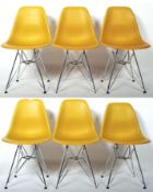 AFTER CHARLES & RAY EAMES FOR VITRA - SET OF SIX CHAIRS