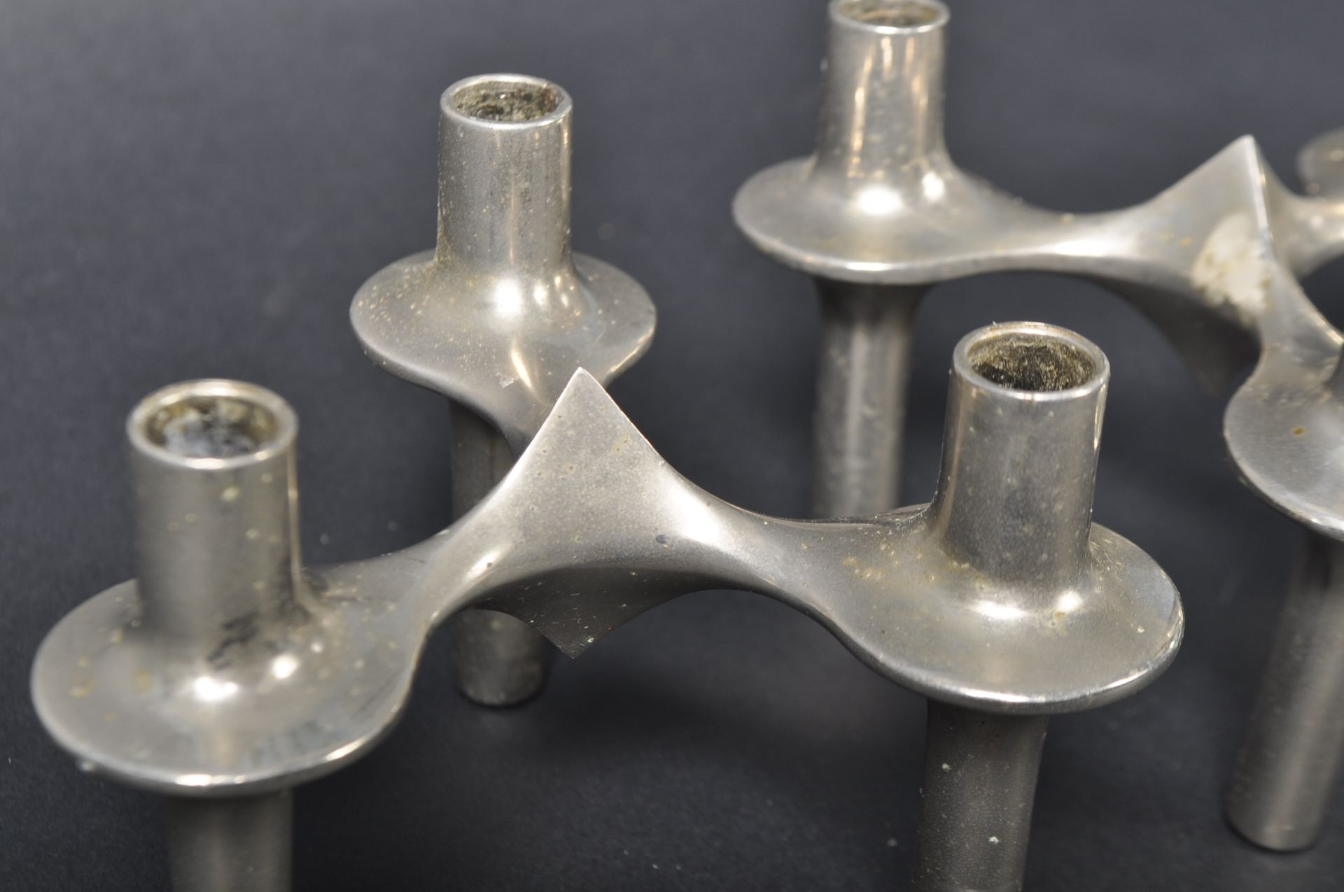 FRITZ NAGEL FOR QUIST (MANNER OF) - PAIR OF CANDLESTICKS - Image 4 of 7