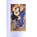 BERYL COOK (1926-2008) - DIRTY DANCING - SIGNED PRINT