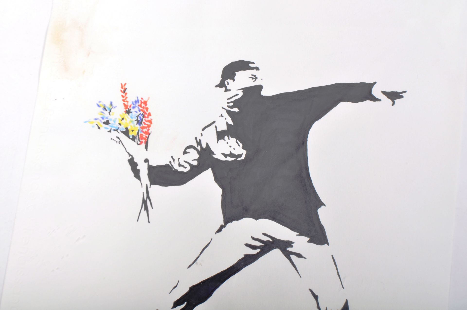 ROBERT DRIESSEN - BANKSY ART FORGER - FLOWER BOMBER - Image 2 of 3