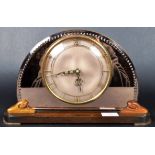 VINTAGE ART DECO SMITHS SECTRIC MIRRORED GLASS MANTEL CLOCK