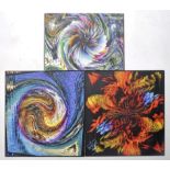 TRISH GALE - DIGIART - THREE ONE-OFF PRINTS ON ALUMINIUM