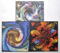 TRISH GALE - DIGIART - THREE ONE-OFF PRINTS ON ALUMINIUM