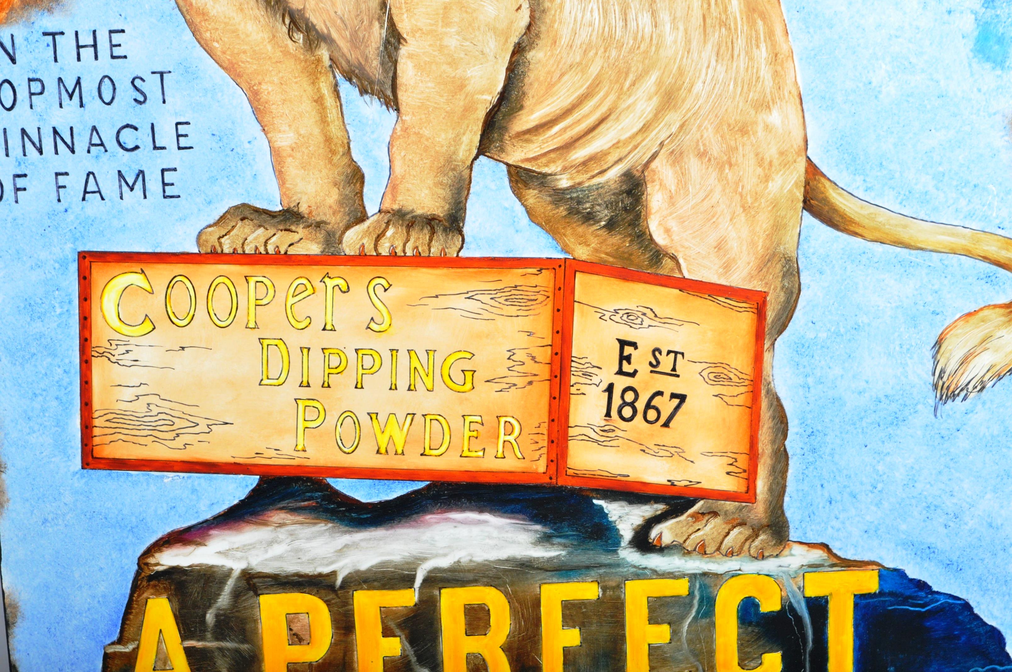 COPPER'S DIPPING POWDER - ARTIST'S IMPRESSION OF AN ENAMEL SIGN - Image 4 of 5