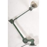 JOHN DUGDILL & CO - 1930S ART DECO INDUSTRIAL MOUNTABLE LAMP