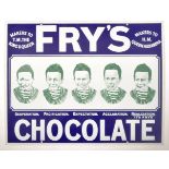 FRY'S CHOCOLATE - FIVE BOYS - ENAMEL CONFECTIONARY SIGN