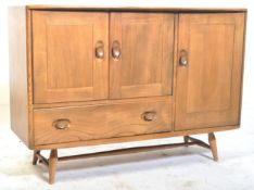 LUCIAN ERCOLANI ERCOL MODEL 366 BEECH AND ELM SIDEBOARD