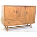 LUCIAN ERCOLANI ERCOL MODEL 366 BEECH AND ELM SIDEBOARD