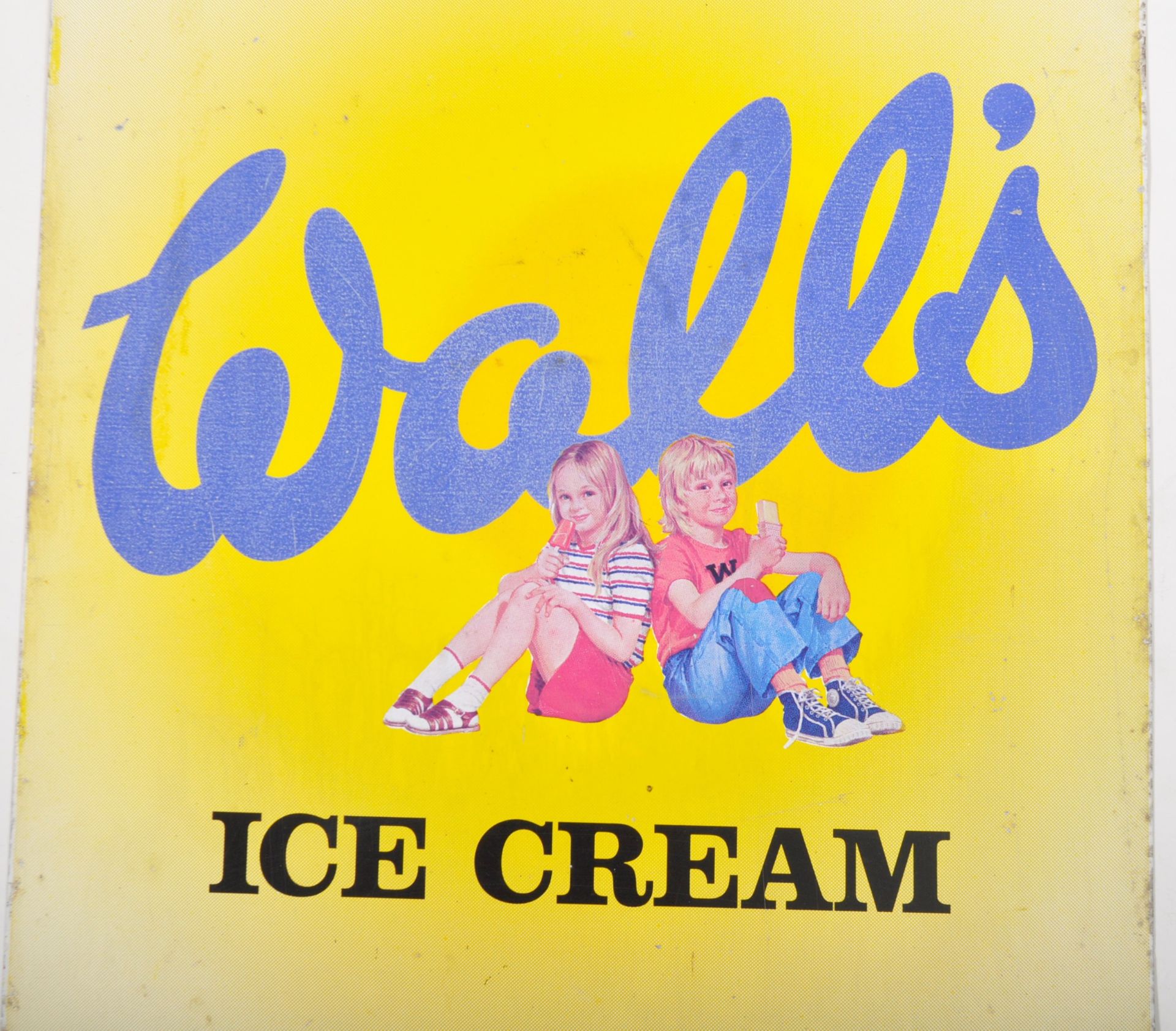 WALLS' ICE CREAM - MID CENTURY TIN ADVERTISING SIGN - Image 2 of 4