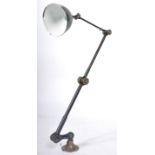 JOHN DUGDILL & CO - 1930S ART DECO INDUSTRIAL MOUNTABLE LAMP