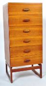 G PLAN QUADRILLE TEAK WOOD BANK OF SIX DRAWERS