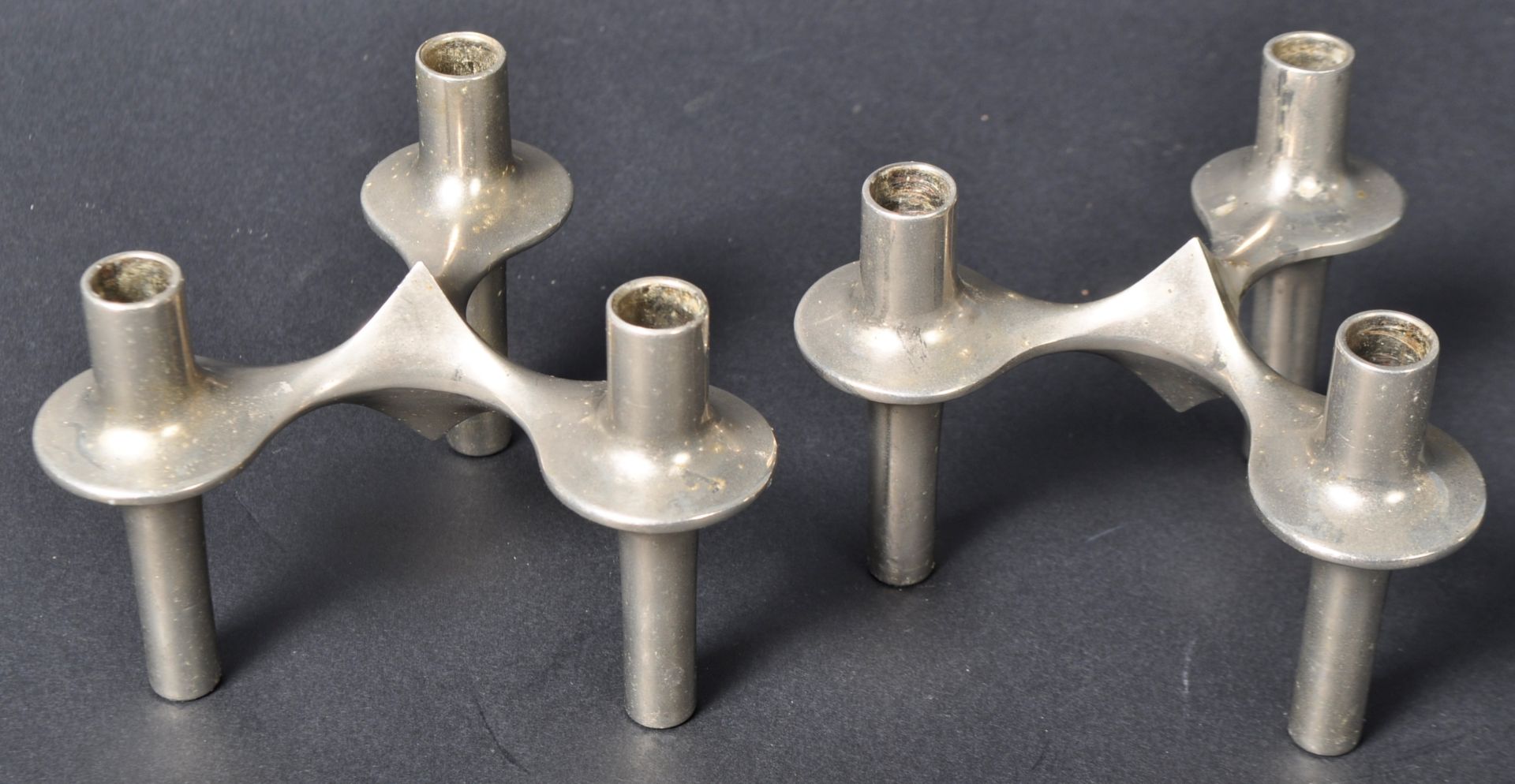 FRITZ NAGEL FOR QUIST (MANNER OF) - PAIR OF CANDLESTICKS - Image 6 of 7