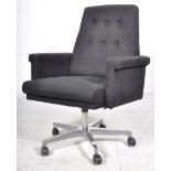 20TH CENTURY DANISH INSPIRED SWIVEL OFFICE DESK ARMCHAIR