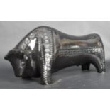 LONDI FOR BITOSSI (MANNER OF) STUDIO ART POTTERY BULL