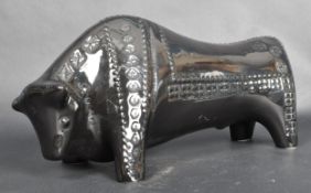 LONDI FOR BITOSSI (MANNER OF) STUDIO ART POTTERY BULL