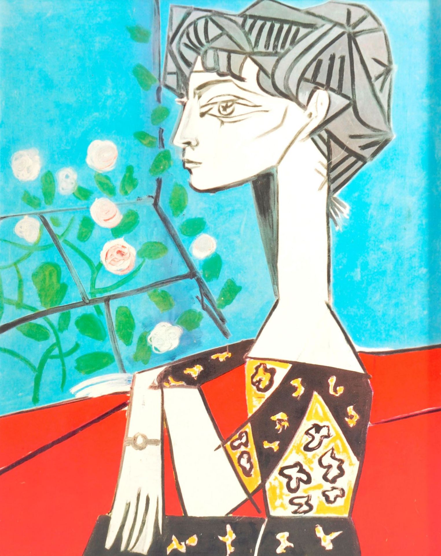 AFTER PABLO PICASSO - MADAME X - MID-CENTURY PRINT IN COLOURS - Image 2 of 7