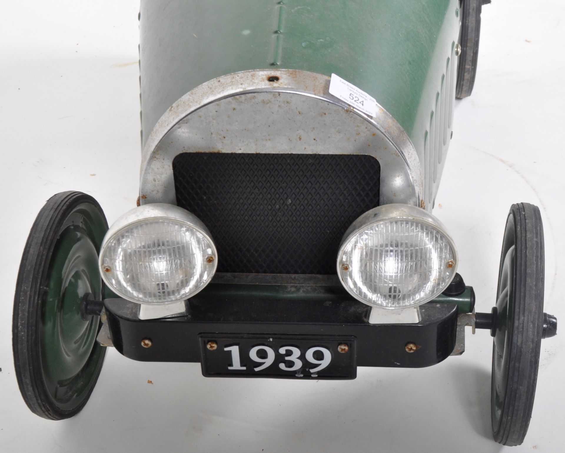 1950'S STYLE TIN CHILDS PEDAL CAR - Image 3 of 5