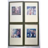 YVES AUBRY - SET OF FOUR SIGNED LIMITED EDITION PRINTS