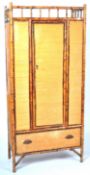 19TH CENTURY AESTHETIC MOVEMENT BAMBOO WARDROBE