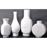 COLLECTION OF MID CENTURY GERMAN WHITE PORCELAIN