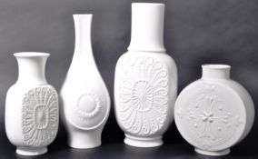 COLLECTION OF MID CENTURY GERMAN WHITE PORCELAIN