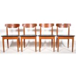 EON - ELLIOTTS OF NEWBURY - SET OF FOUR 1970'S TEAK DINING CHAIRS