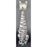 KITSCH JEMA OF HOLLAND - 70'S STYLIZED CERAMIC CAT ORNAMENT