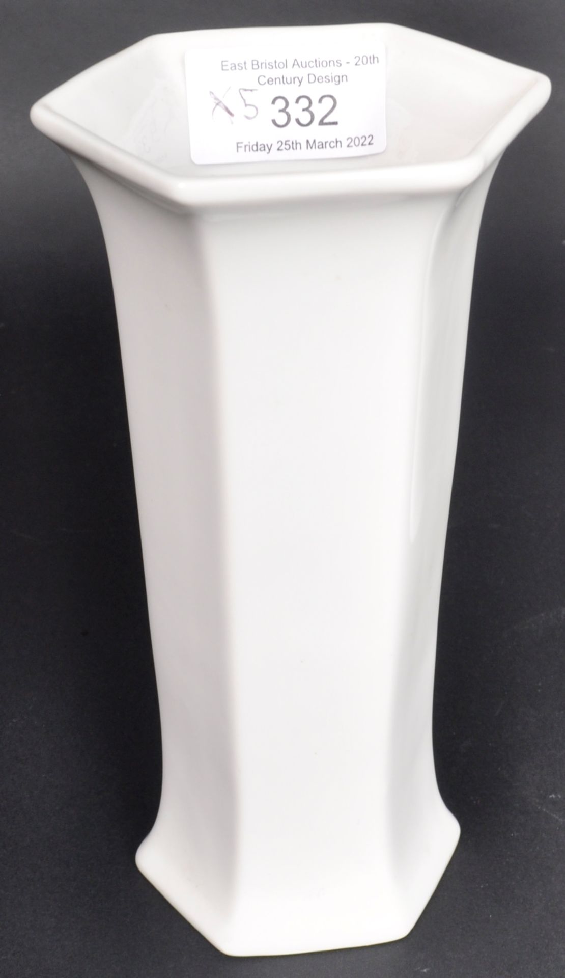 COLLECTION OF MID 20TH CENTURY GERMAN WHITE PORCELAIN VASES - Image 3 of 7