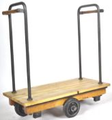 VINTAGE MID 20TH CENTURY RAILWAY / INDUSTRIAL TROLLEY