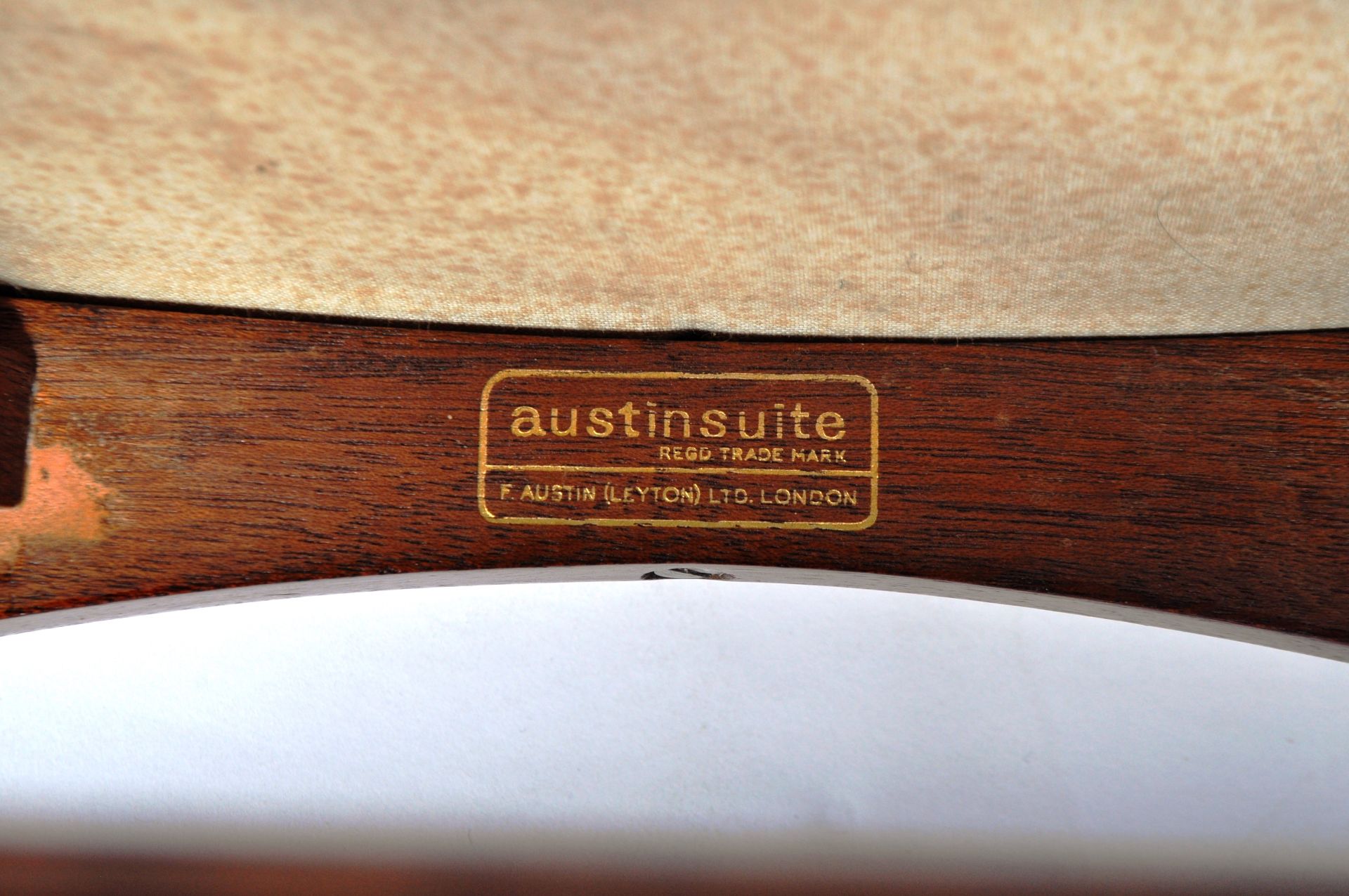 AUSTINE SUITE - MID CENTURY DRESSING TABLE STOOL - Image 5 of 5