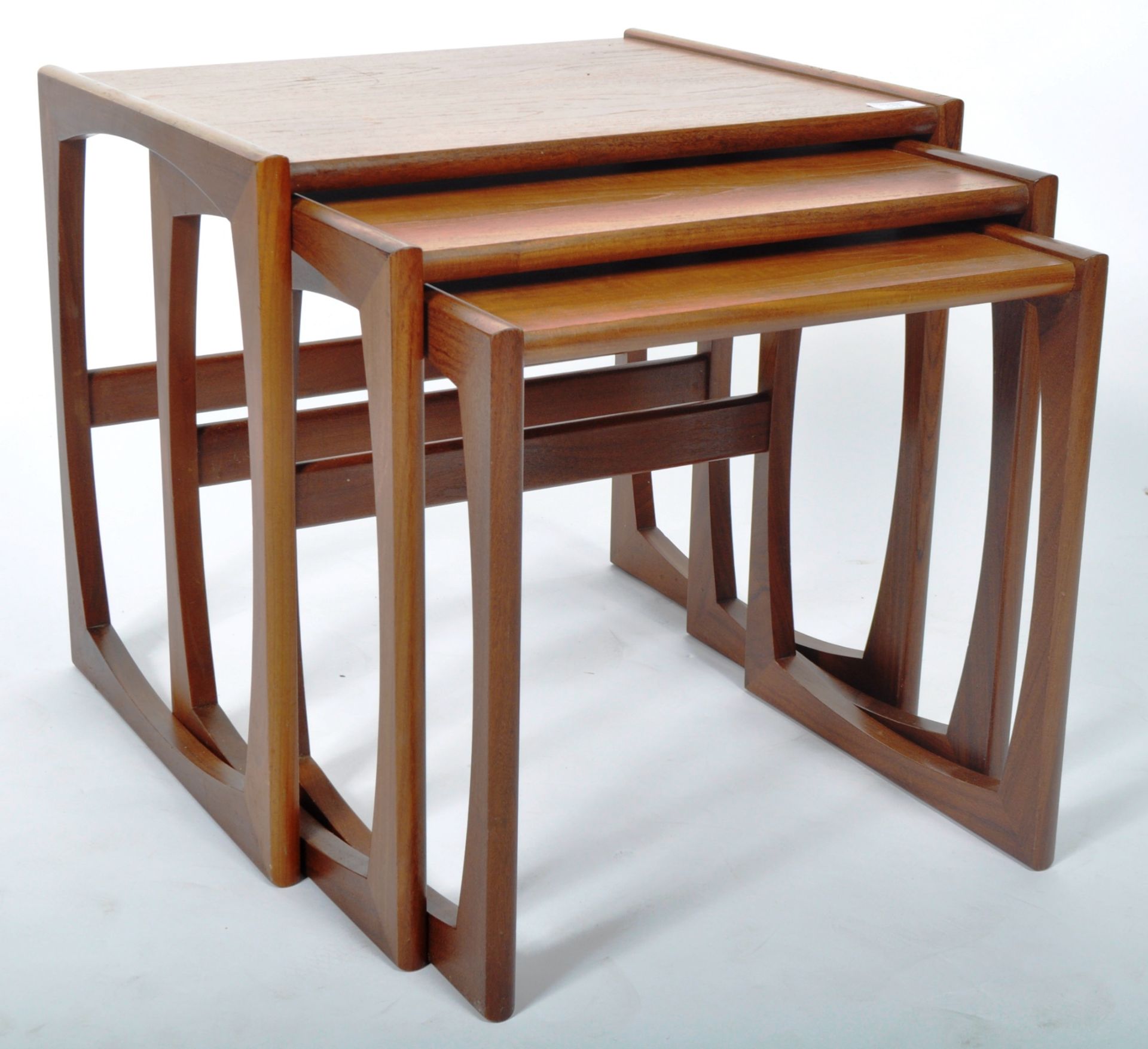 1970’S G-PLAN QUADRILLE TEAK WOOD GRADUATING NEST OF TABLES - Image 2 of 4