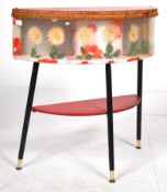 MID 20TH CENTURY 1950'S DEMI-LUNE CONSOLE / HALL TABLE