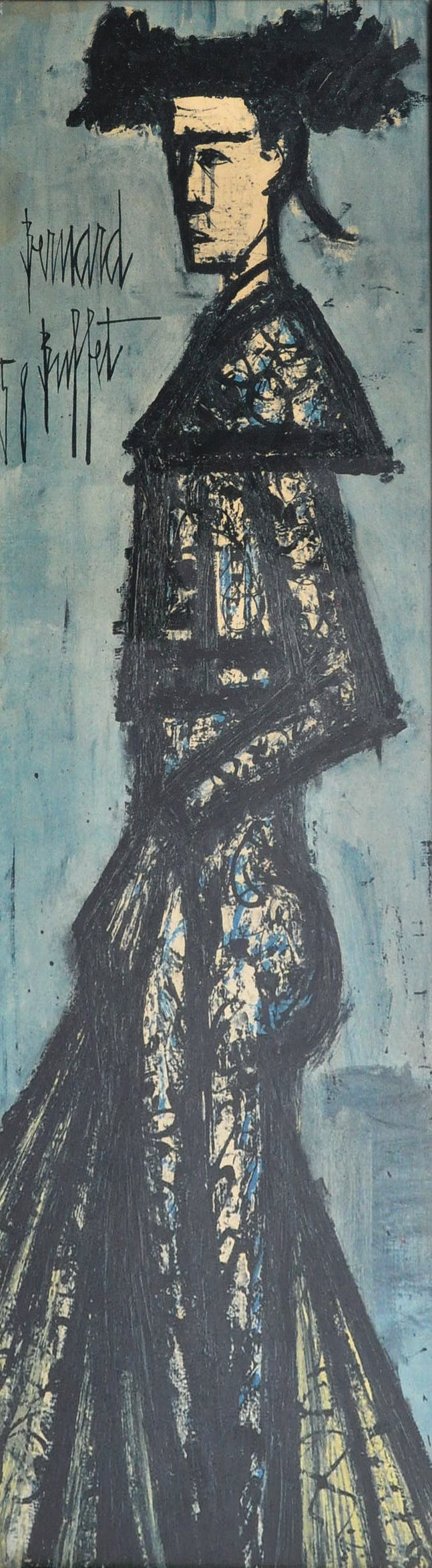 BERNARD BUFFET - "MATADOR" - 1958 - PRINT ON BOARD - Image 2 of 5