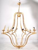 BELLA FIGURA - CONTEMPORARY DESIGNER GILT CHANDELIER