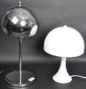 RETRO LIGHTING - TWO MUSHROOM FORM TABLE LAMPS