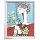 AFTER PABLO PICASSO - MADAME X - MID-CENTURY PRINT IN COLOURS