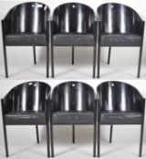 PHILIPPE STARCK - COSTES - SET OF SIX RETRO CHAIRS