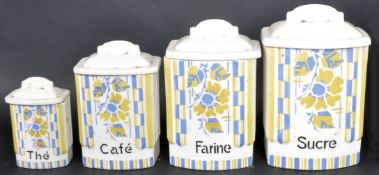 MID CENTURY FRENCH KITCHEN STORAGE JARS