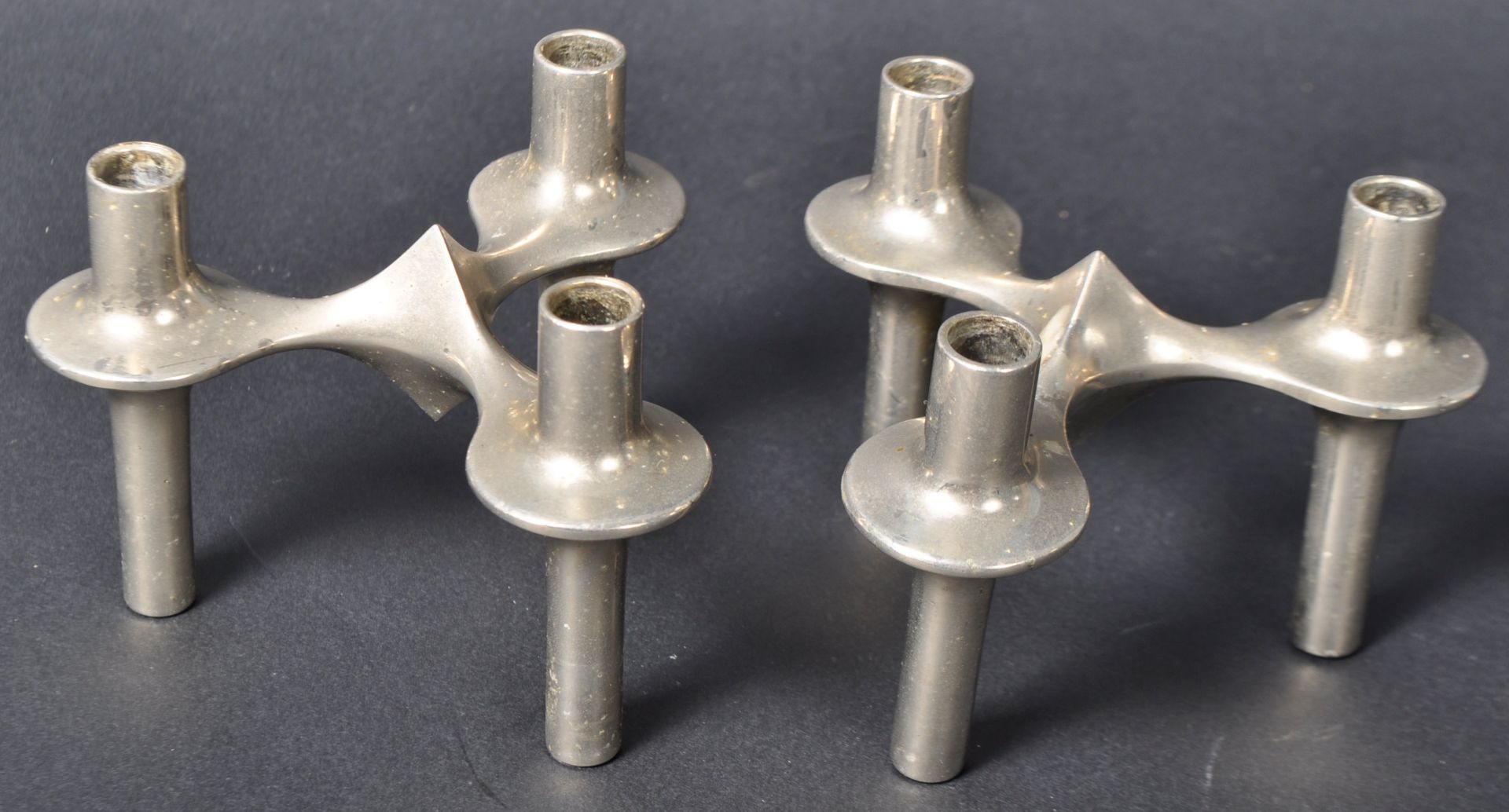 FRITZ NAGEL FOR QUIST (MANNER OF) - PAIR OF CANDLESTICKS - Image 2 of 7