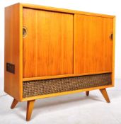 GRUNDIG - WALNUT VENEERED RADIOGRAM FITTED WITH A GARRARD DECK