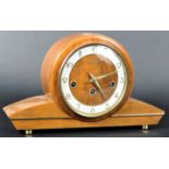 BENTING - FHS GERMAN - ART DECO WALNUT CASED MANTEL CLOCK