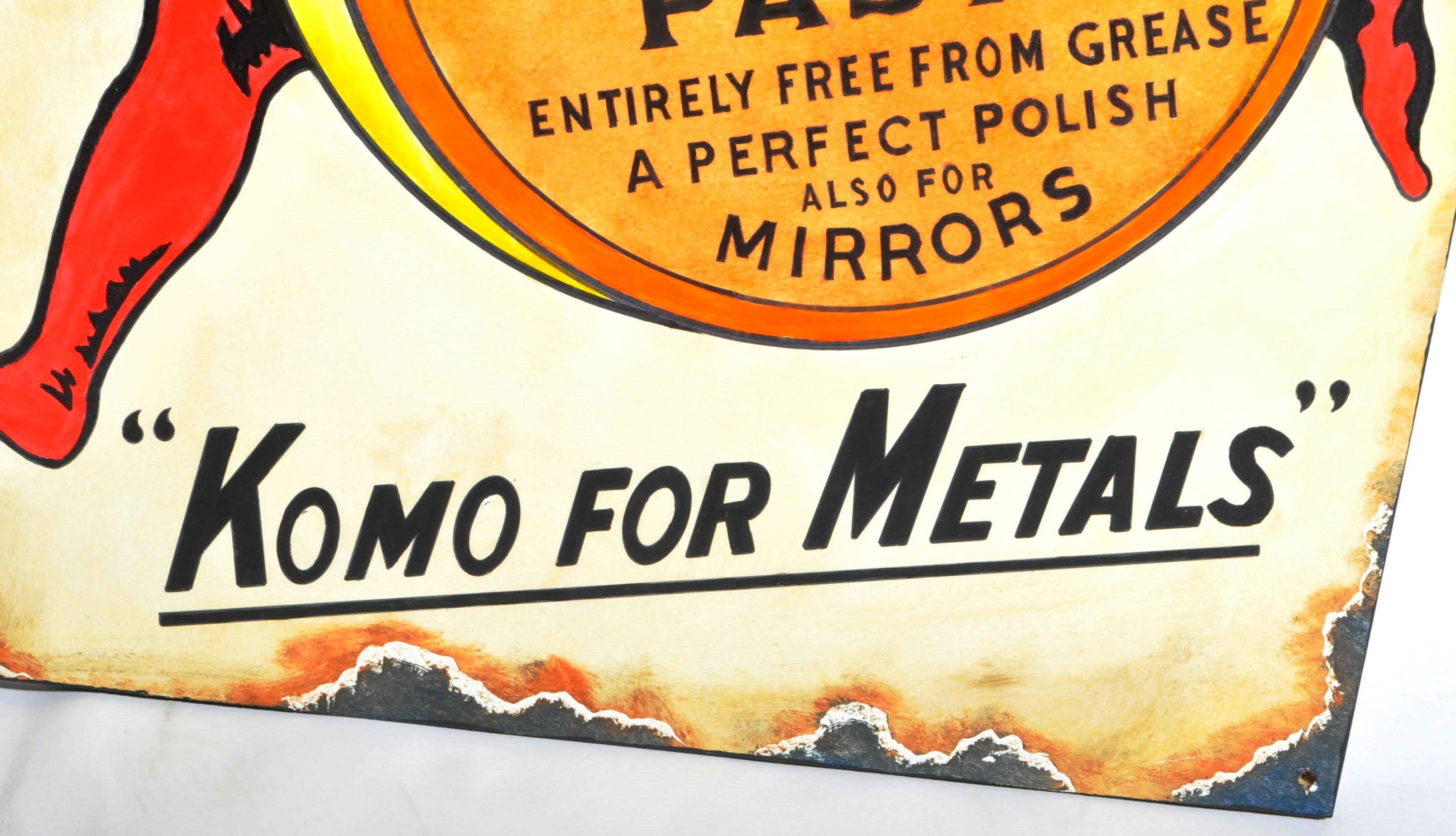 KOMO - ARTIST'S IMPRESSION OF A TRADITIONAL ENAMEL SIGN - Image 4 of 5