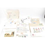 SOUTH AFRICA - STAMP AND POSTCARD COLLECTION.