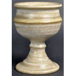 RAY SILVERMAN (B. 1943) STUDIO ART POTTERY CHALICE GOBLET