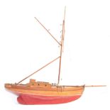 VINTAGE RETRO POND YACHT SAILING BOAT