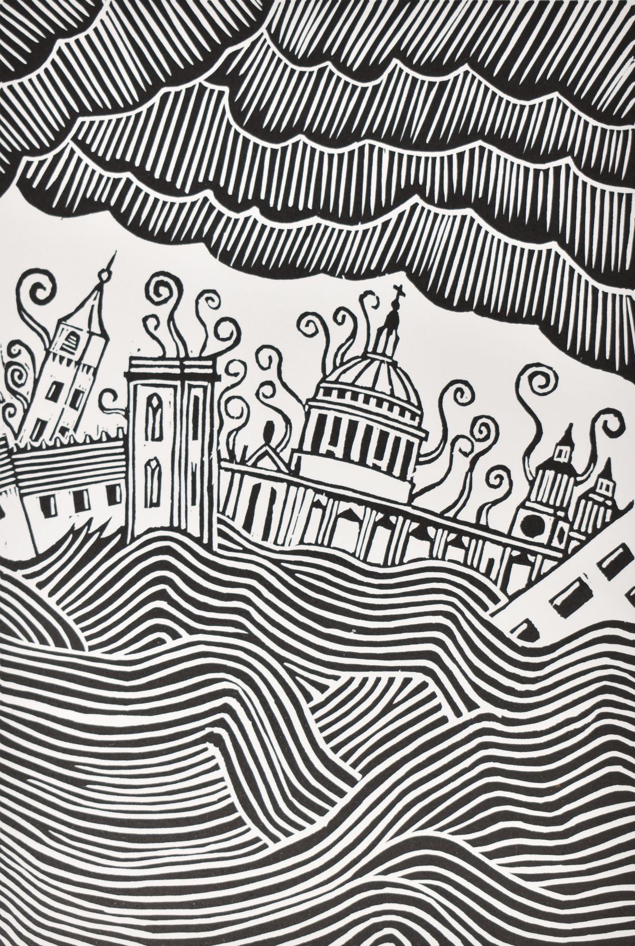 STANLEY DONWOOD (B.1968) - LONDON VIEWS - ST PAULS, 2006