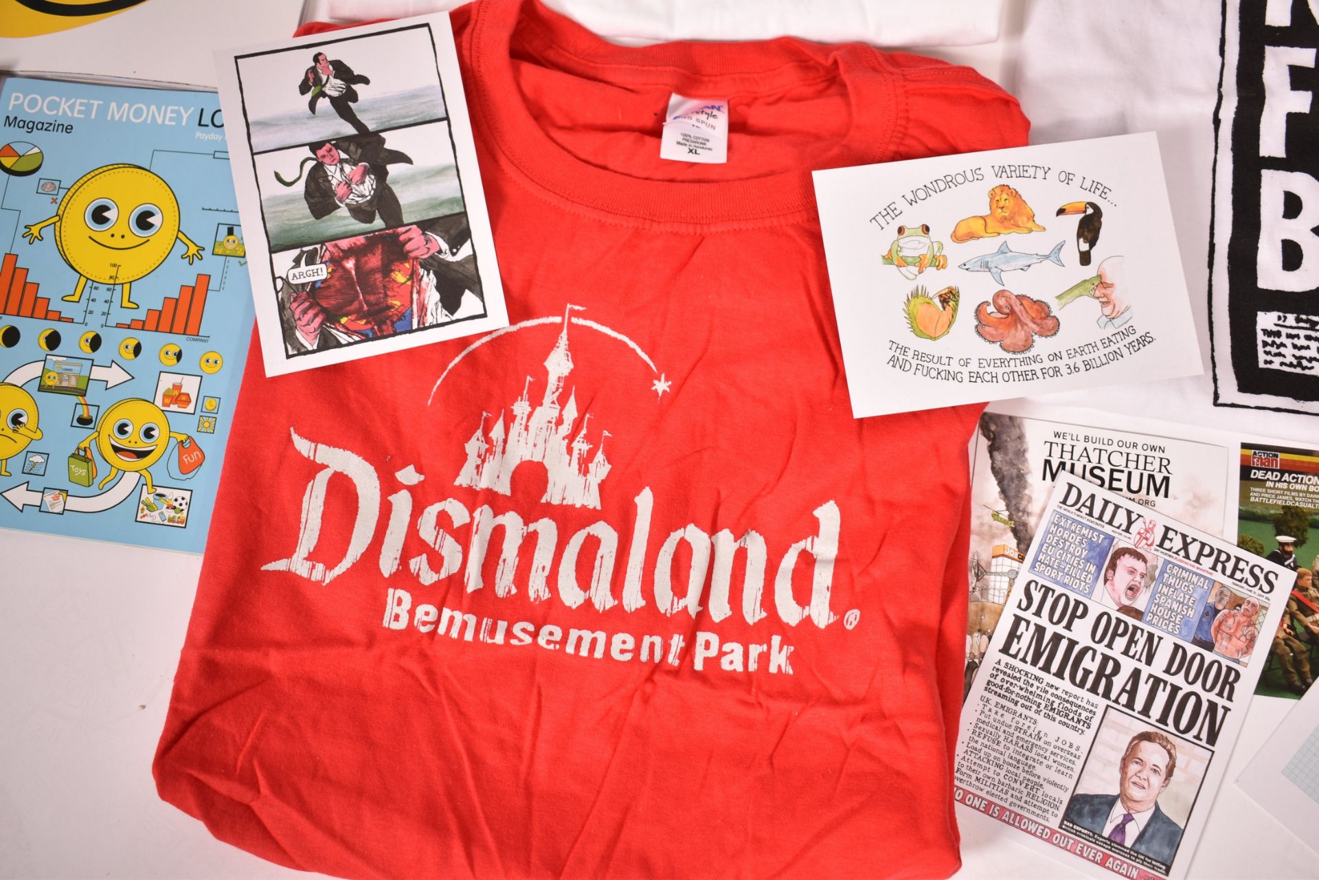 BANKSY / DAVID SHRIGLEY - DISMALAND MERCHANDISE - Image 5 of 6