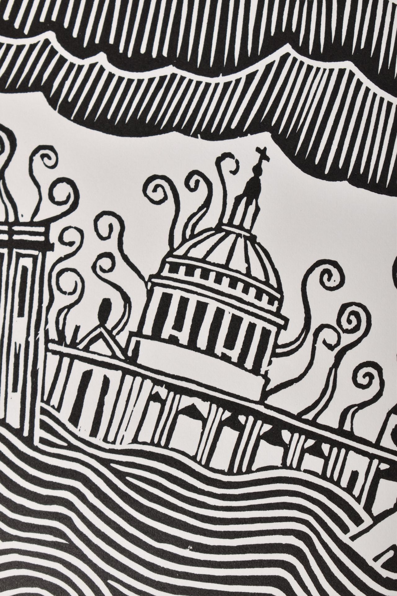 STANLEY DONWOOD (B.1968) - LONDON VIEWS - ST PAULS, 2006 - Image 3 of 7