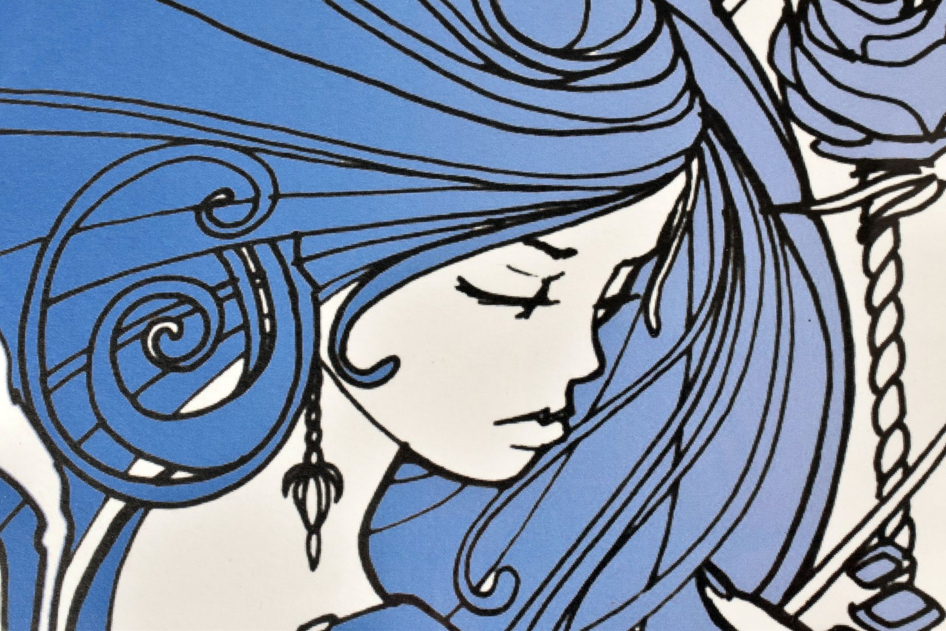 INKIE (B.1969) - NOUVEAU BLUE - Image 3 of 6